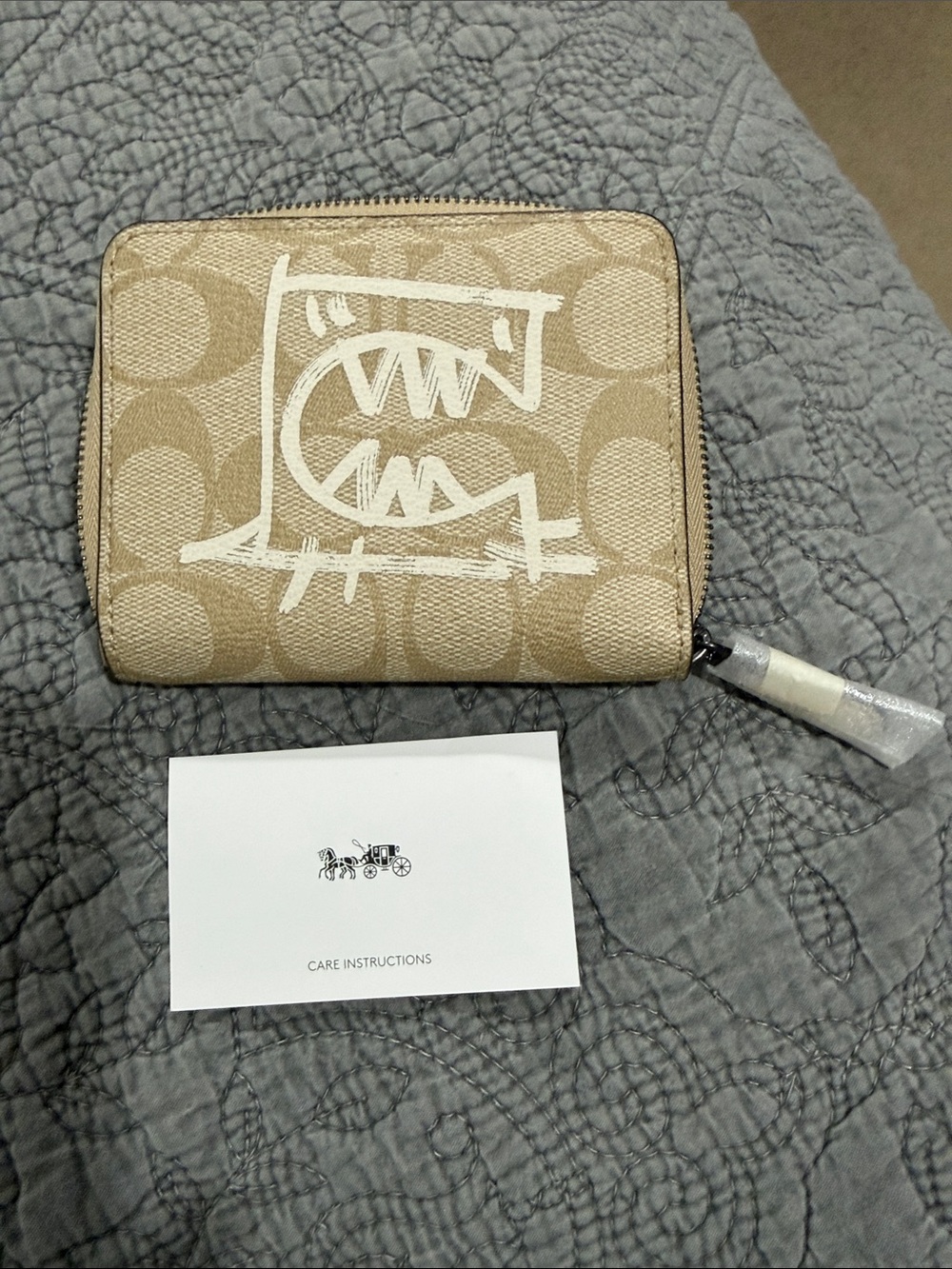 *RARE* NWT COACH Guang Yu Rexy Small Zip Around Wallet
